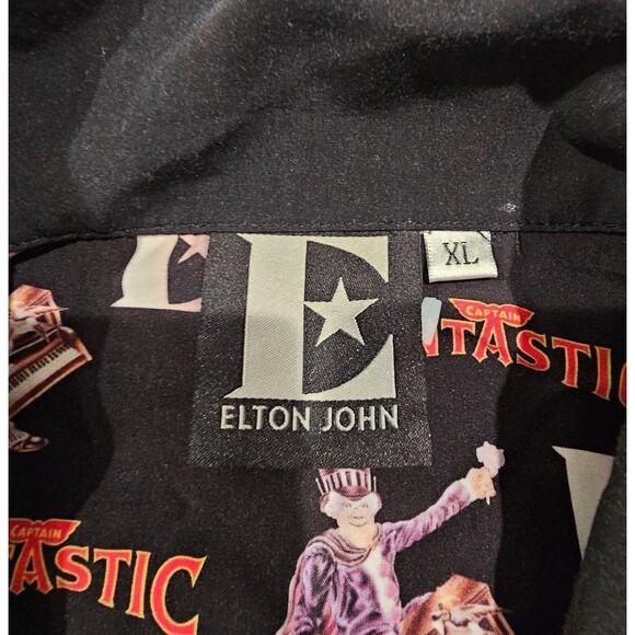 Elton John Captain Fantastic XL Button Up Shirt - Picture 5 of 8